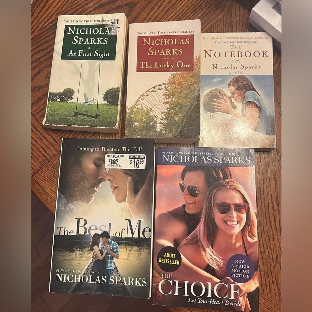 SOLD!!! Nicholas Sparks Book Collection